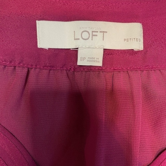 Loft size 8 petite pink mini dress - Picture 4 of 5